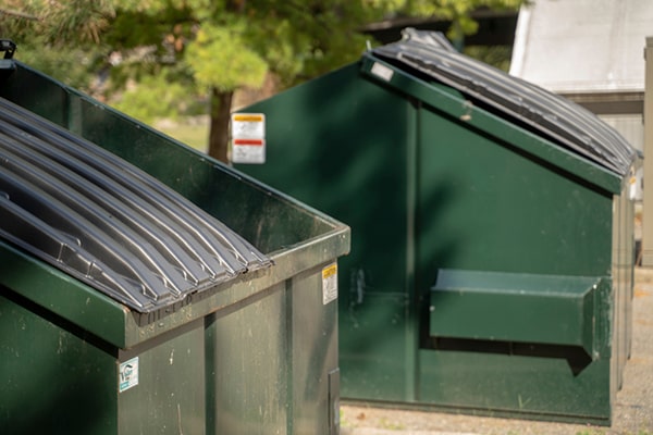 using commercial dumpsters helps businesses properly dispose of waste and reduce their environmental impact